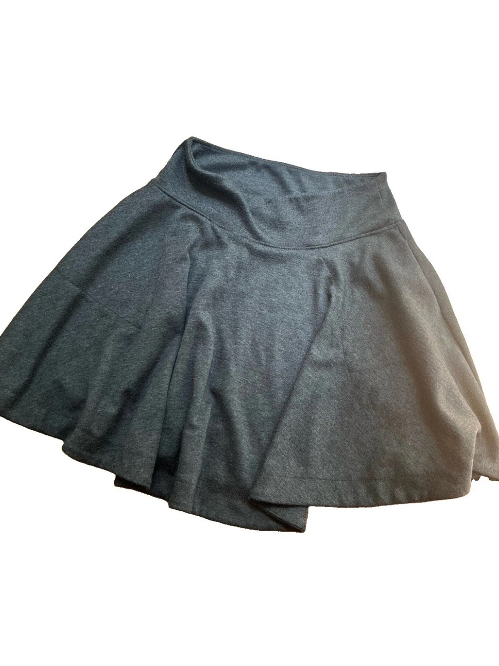 Free People FP Beach Charcoal Gray Mini Skater Skirt XS casual preppy tennis EUC